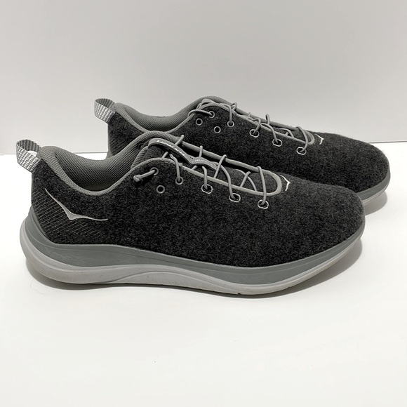 🦅HOKA ONE ONE Hupana Flow Wool Women’s Sneaker w Speed Laces Size 9 EUC - Picture 3 of 15